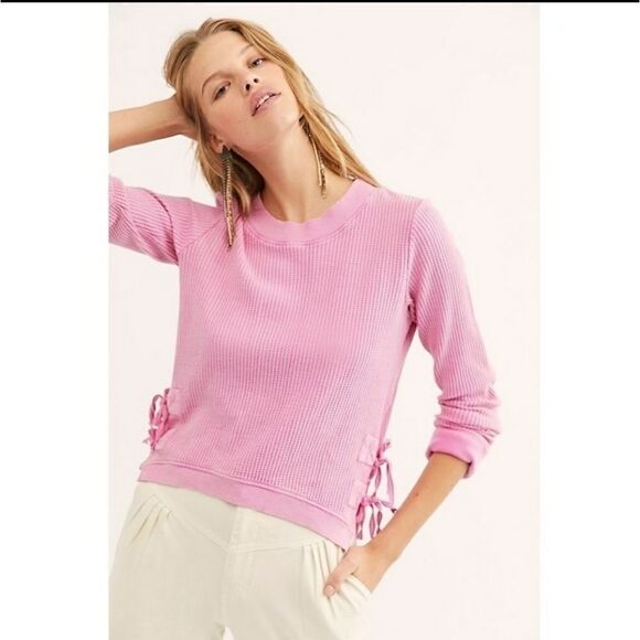 Free People One Cropped Interlaken Top Size S - Picture 1 of 6